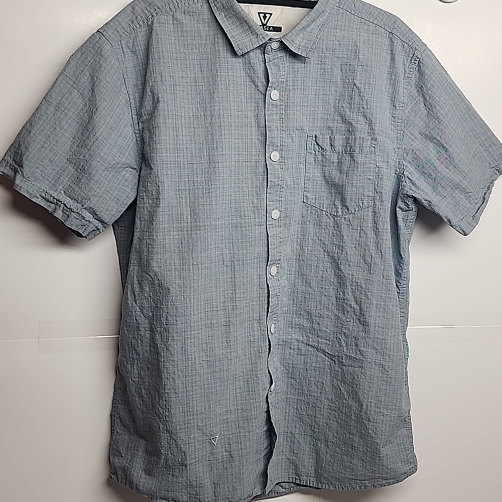 Vissla Men's Classic Blue XL Short Sleeve Shirt